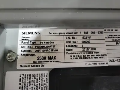 USED SIEMENS P1C54ML250ATST