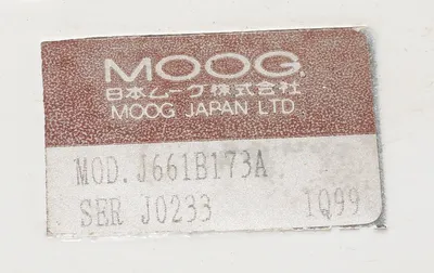 USED MOOG MODEL: J661B173A SERVO VALVE