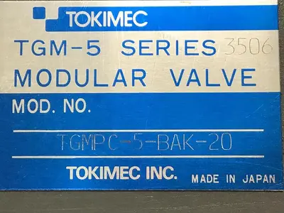 USED TOKIMEC TGMPC-5-BAK-20