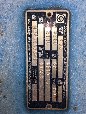 USED Goulds 3180L