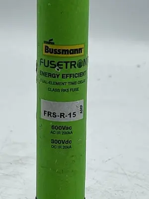 Used BUSSMAN BUSSMAN FRS-R-15 Fuses | ND Industrial Surplus #1215873