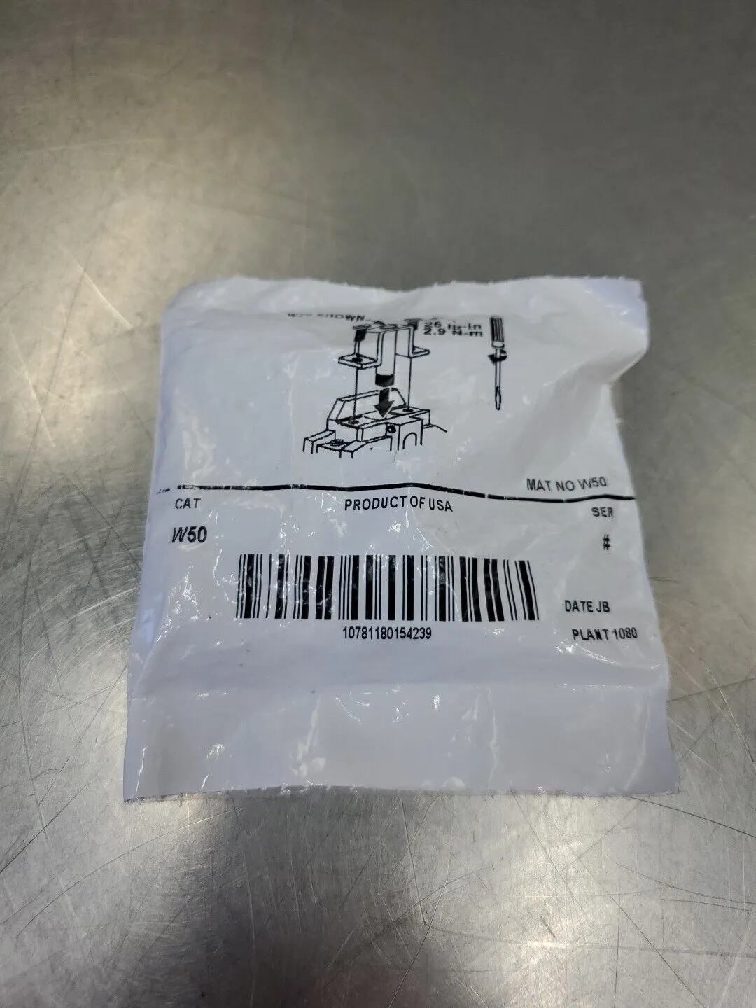 ALLEN-BRADLEY W50 OVERLOAD HEATER ELEMENT. 4D-43