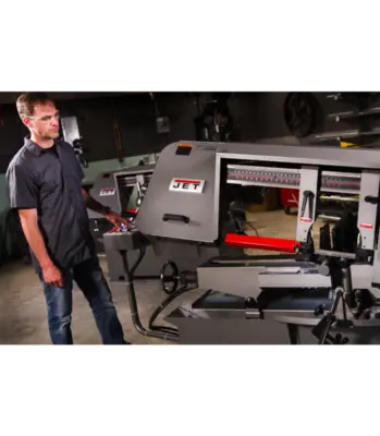 New | in-Stock JET HBS-1220MSAH Horizontal Band Saws Illinois US | Olympus Machinery Group #1351106
