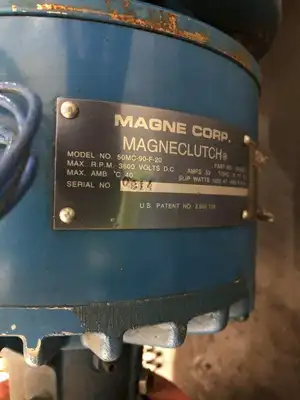 Boston Gear 752-20E-G Gear Drive / Speed Reducer w/ Magnetic Brakes 20:1 5HP 3PH