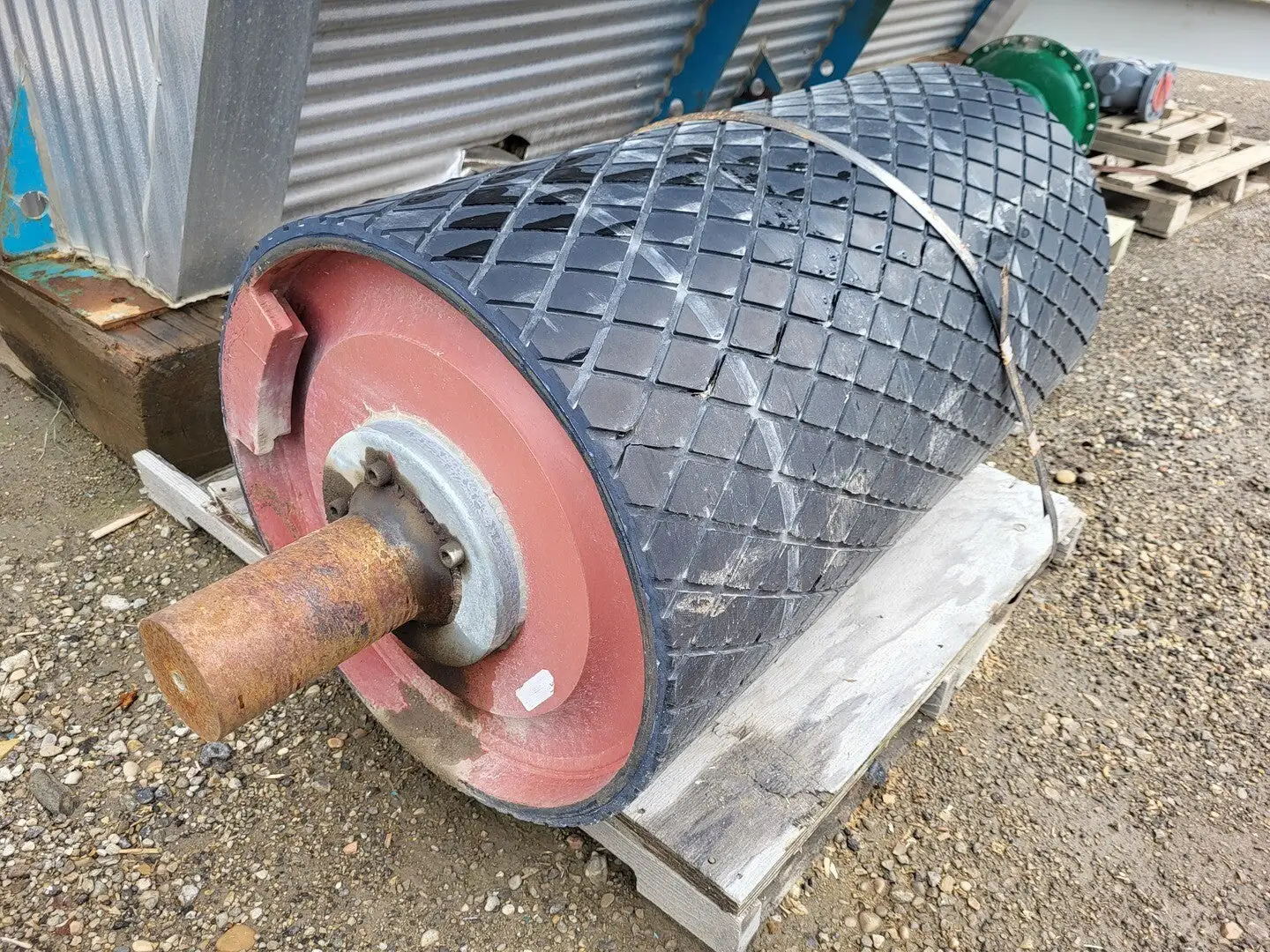 Idler Roll 115 mm Shaft 44 in. Face 25 in. OD