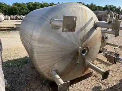 1200 gal m&m welding 304lss stainless steel pressure vessel