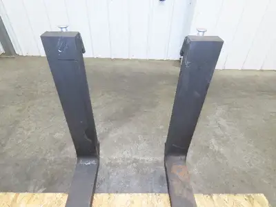 Cascade B3H72SD Lumber Forks 4x2x72" Class 3 Steel Forklift 20" Carriage 8400lbs