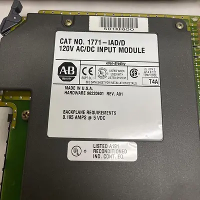 Used ALLEN-BRADLEY 1771-IAD Input / Output Modules | Surplus Asset Holdings #1205820