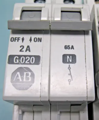 Lot (25) Misc Allen-Bradley 1492-CB1 & 1492-CB2 2-pole circuit breaker H4