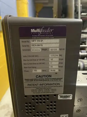 USED MULTIFEEDER 550IP3 WITH ACCUTIP SOFTWARE