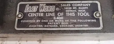 USED LAST WORD RADIUS ANGLE DRESSER