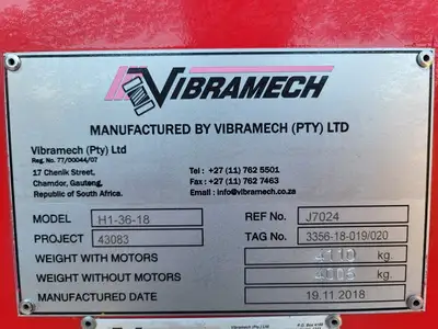 USED 2018 VIBRAMECH H1-36-18