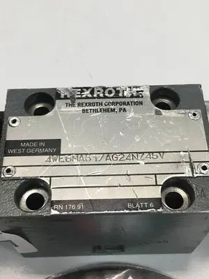 USED REXROTH 4WE6MA517AG24NZ45V