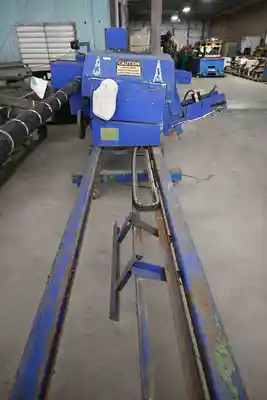 3″ OD x 120″ Max. BURRMASTER Brush Deburring Machine