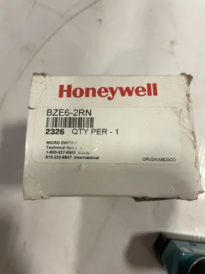 Honeywell Micro Switch BZE6-2RN Top Plunger Limit Switch 1/8&1/4HP 125/250V -NIB