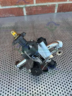 USED 4 ITT PURE FLO STAINLESS STEEL DIAPHRAGM VALVE W/ 1/2" - 1" SANITARY FITTINGS