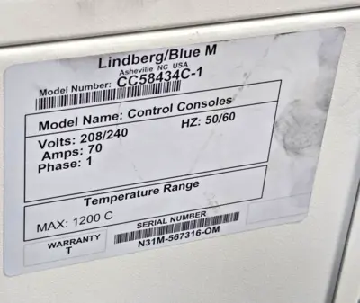 Lindberg Blue M 75756756 Lab Furnaces & Ovens | Amiron Machinery (15)