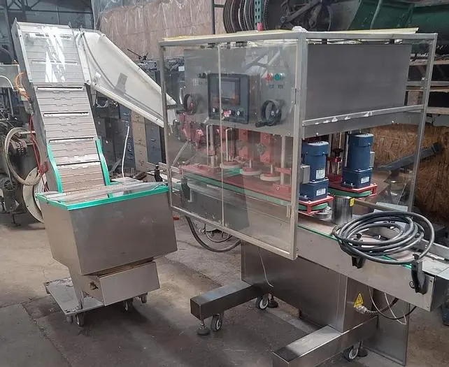 Used CHADAM 6 QUILL CAPPER WITH ELEVATOR FEEDER _UNKNOWN_ Cappers Illinois US | Save on Equipment #1183781