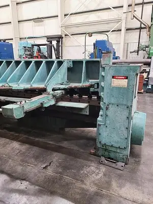 Used 1976 WYSONG 1038 Power Squaring Shears (Inch) Pennsylvania US | Hildebrand Machinery Co. #1481731