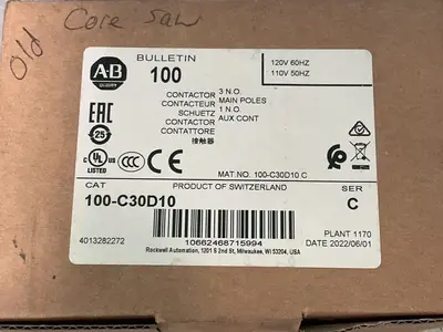 Used ALLENBRADLEY 100S / 100C30*00 PLC Contactors Ohio US | HGR 24 #1518395
