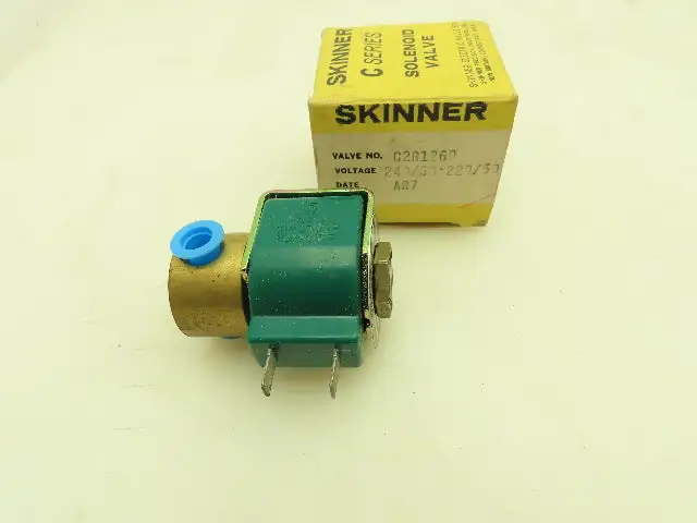Honeywell Skinner C2R1260 Solenoid Valve 2-Way NC 240V 90 PSI 1/8" NPT