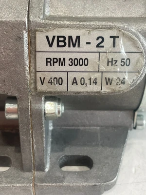 USED VIBRATEC VBM-2T VIBRATOR RPM3000 50HZ