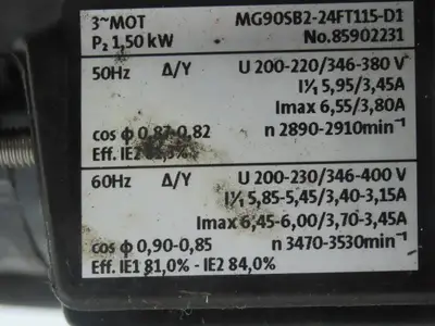Grundfos CR3-10 A-FGJ-A-V-HQQV Inline Centrifugal Pump 1-1/4" Flanged 230/460V
