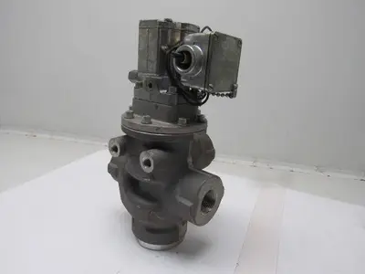 Parker/Schrader Bellows N3857600253 Pneumatic Valve 1"NPT 115V Coil Pilot Valve