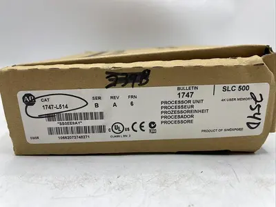 New | in-Stock ALLEN-BRADLEY ALLEN BRADLEY 1747-L514 SER B SLC500 PLC Processors | ND Industrial Surplus #1216410