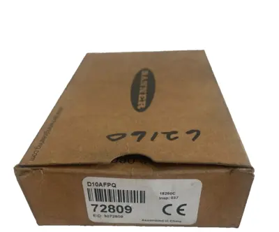NEW BANNER ENGINEERING D10AFPQ SENSOR 72809