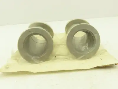 45 Degree Radius Vacuum Elbow Welded 3" Flange Stainless Steel Lot of 2