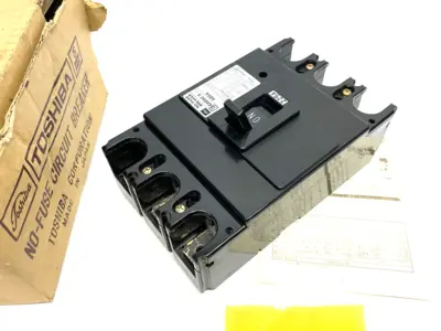 USED TOSHIBA NO-FUSE CIRCUIT BREAKER 3-POLE 225A