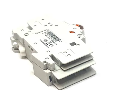 USED ALLEN-BRADLEY MICRO CIRCUIT BREAKER W/ 1489-AMRA3 AUX CONTACT