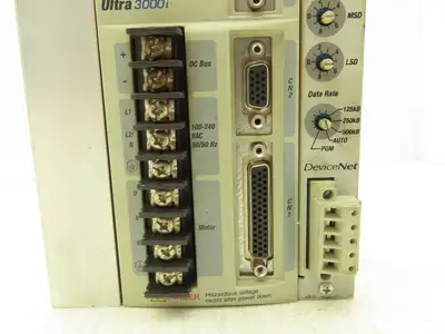 Allen Bradley 2098-DSD-020X-DN Ultra 3000i Servo Drive 120/240V 1PH 18A 0-400Hz