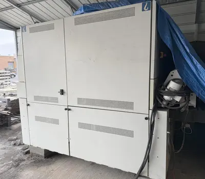 DMC UNISAND 2000-1, 52" 5-HEAD TOP AND 3-HEAD BOTTOM WIDE-BELT SANDER