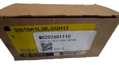 NEW SQUARE D SCHNEIDER ELECTRIC 9001SK1L38LGGH13 PUSH BUTTON