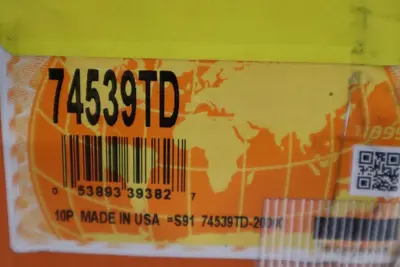 NEW OPEN BOX Timken 74539TD Double Row Tapered Roller Bearing Cone STK 1676CC