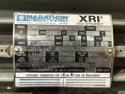 Used _UNKNOWN_ 5VA 256TTFNA6501AAL A.C. Motors West Virginia US | Cooper Industries #1409665
