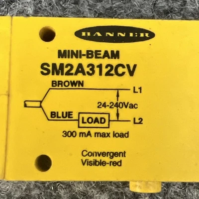 Used Banner SM2A312CV2 Photoelectric Sensors California US | Davliegogo LLC #1707077