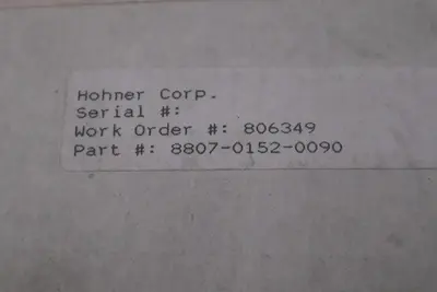 HOHNER AUTOMATION 8807-0152-0090 / 880701520090 STOCK H264A