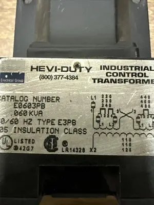 USED SOLA/HEVI-DUTY E0603PB