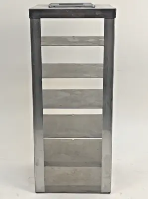 Lot of 3 Argos Technologies Stainless Steel 6-Shelf Upright Lab Freezer Racks