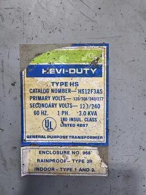 Used EMERSON SOLA HD HS12F3AS Misc Industrial Equipment Kentucky US | Aucto #687726