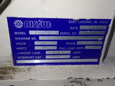 Used NISSUI CORP FNSK15 Misc Plastics Equipment Ohio US | HGR 24 #786238
