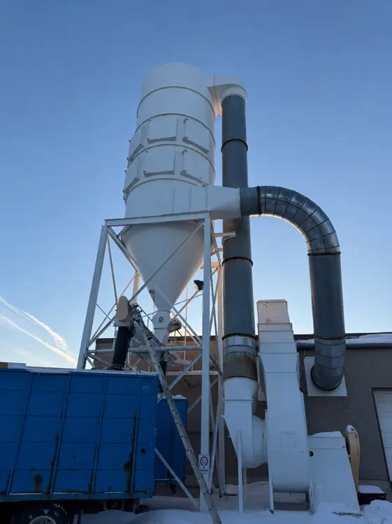 Used MAC DONALD 200 HP WITH REVERSE AIR Dust Collectors Ontario CA | Aldan Woodworking Machinery #1278462