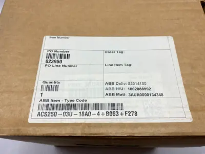 New | in-Stock ABB Variable Frequency Micro Drive Type 4X IP66 Variable Speed Drives Michigan US | Maverick Industrial Sales #1489393