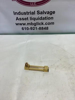 Gits 1/4″ Oil Pressure Sight Brass Gauge; 1500-214 -NOS