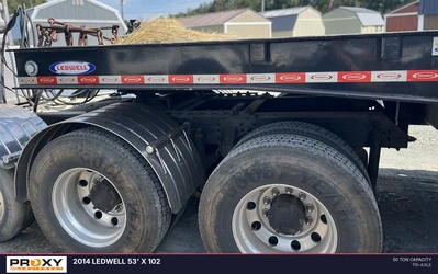Used 2014 LEDWELL 53' X 102 Lowboy Trailers North Carolina US | Proxy Equipment #1377877