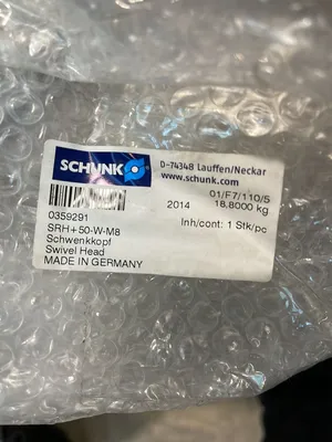 Used 2014 SCHUNK SRH+50WM8 Pumps Ohio US | HGR 24 #1134188