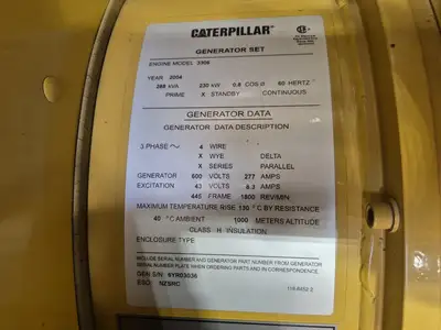 USED 2004 CATERPILLAR 3306